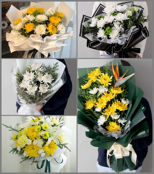 湖南郴州永兴县悦来乡白事花束代送